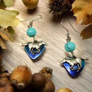 Earrings, Horse Jewelry, Western Earrings,